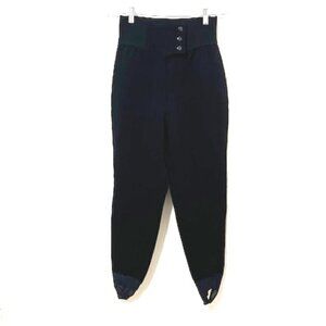 Tyrolia Vintage Black Stretch Stirrup Ski Snowboard Pants Women’s Size 12 Reg